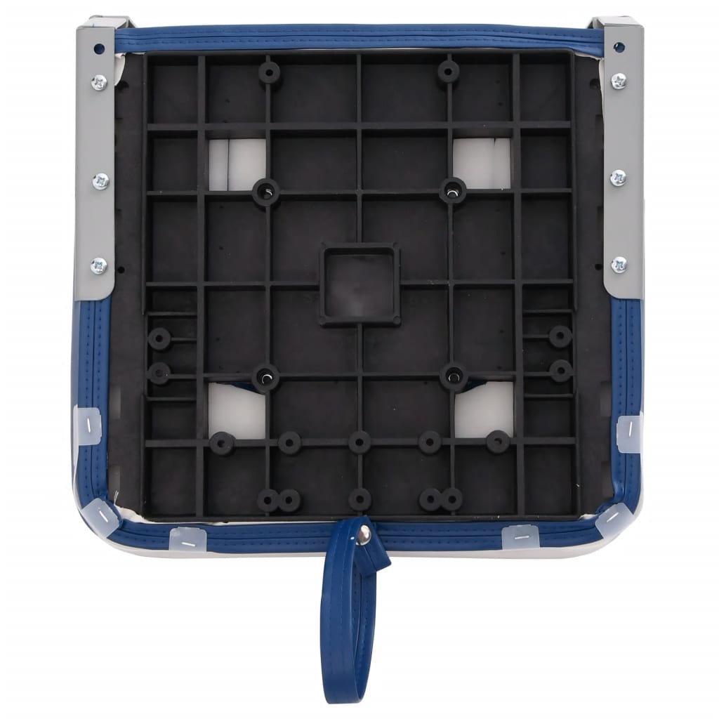 Bootstoelen 2 st inklapbaar met hoge rugleuning 39x43x58 cm