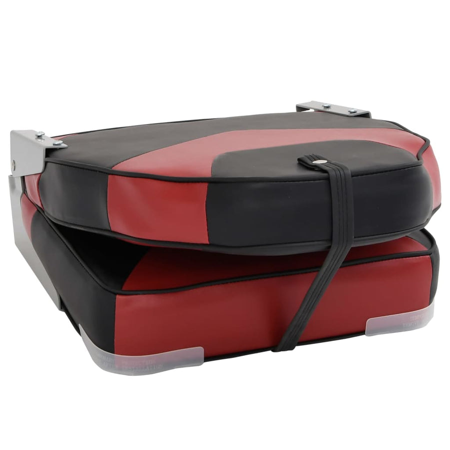 Bootstoelen 2 st inklapbaar met hoge rugleuning 39x43x58 cm