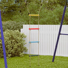 Touwladder 4 sporten meerkleurig 161,5 cm