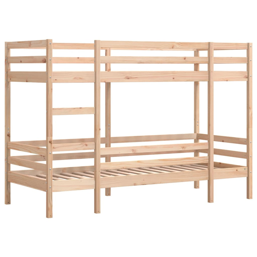 Stapelbed massief grenenhout 80x200 cm