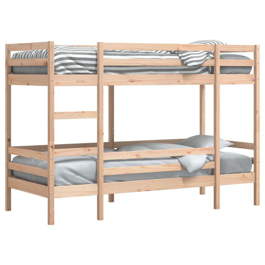 Stapelbed massief grenenhout 80x200 cm