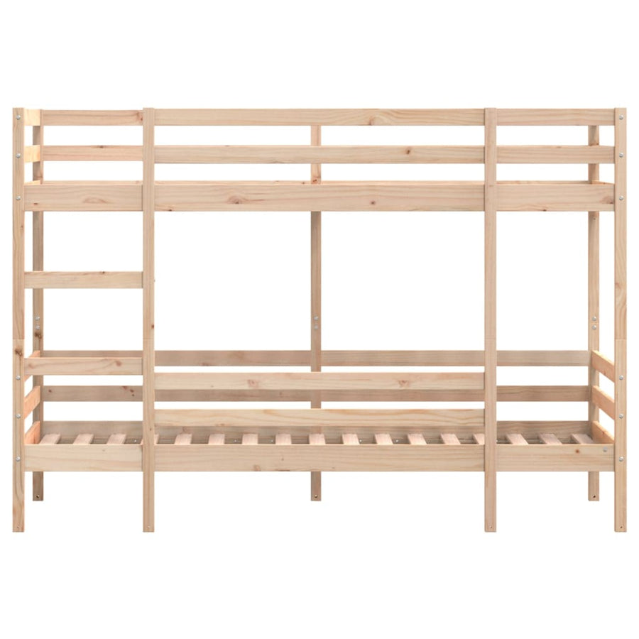 Stapelbed massief grenenhout 80x200 cm