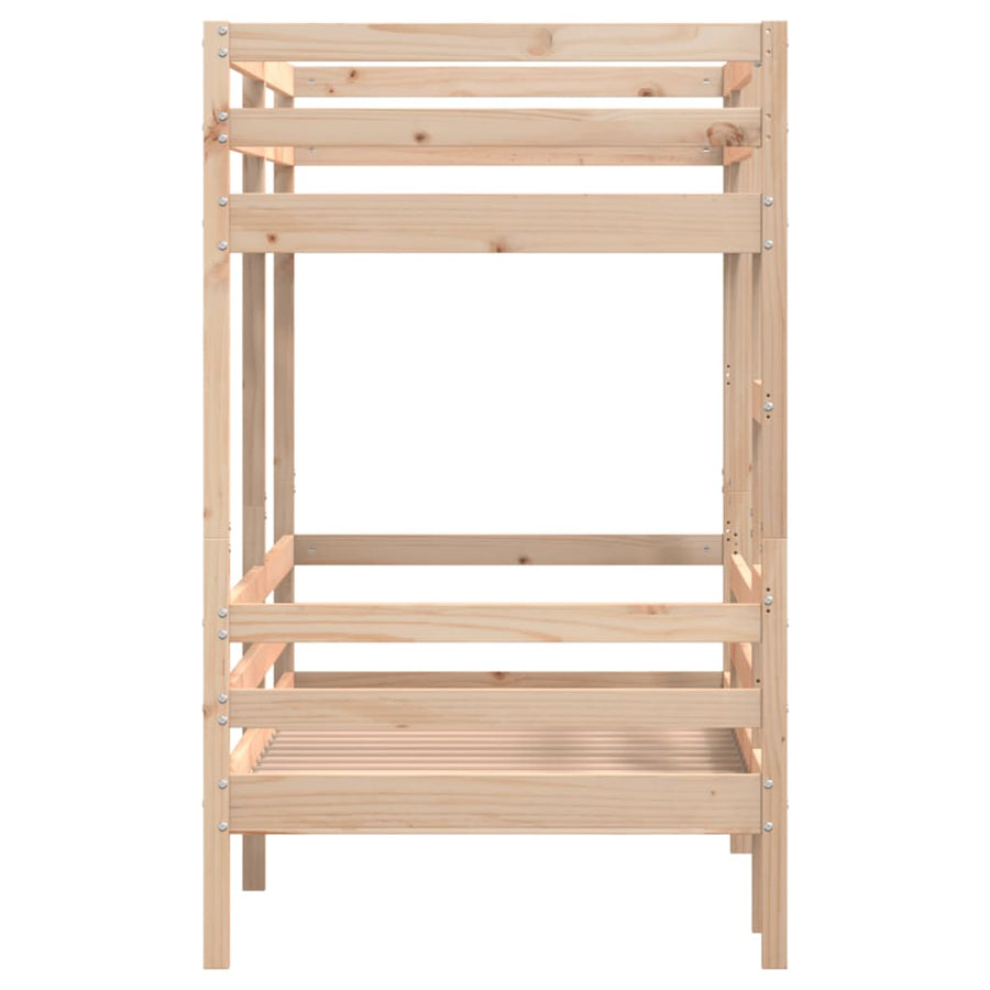 Stapelbed massief grenenhout 80x200 cm