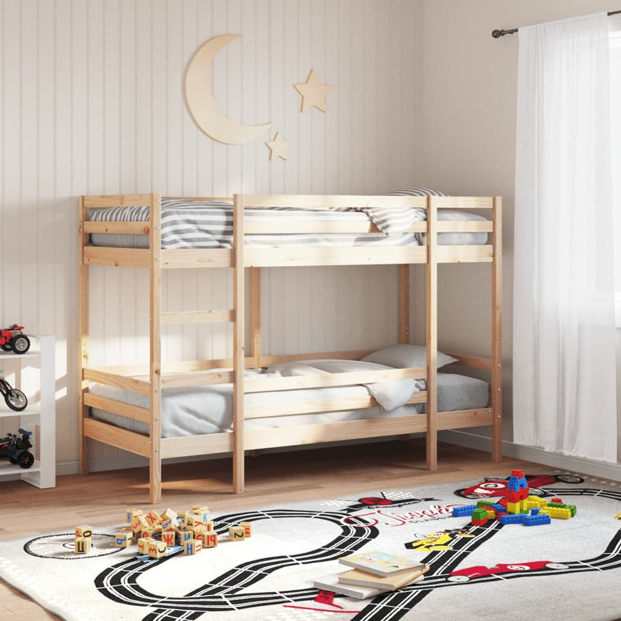 Stapelbed massief grenenhout 90x200 cm