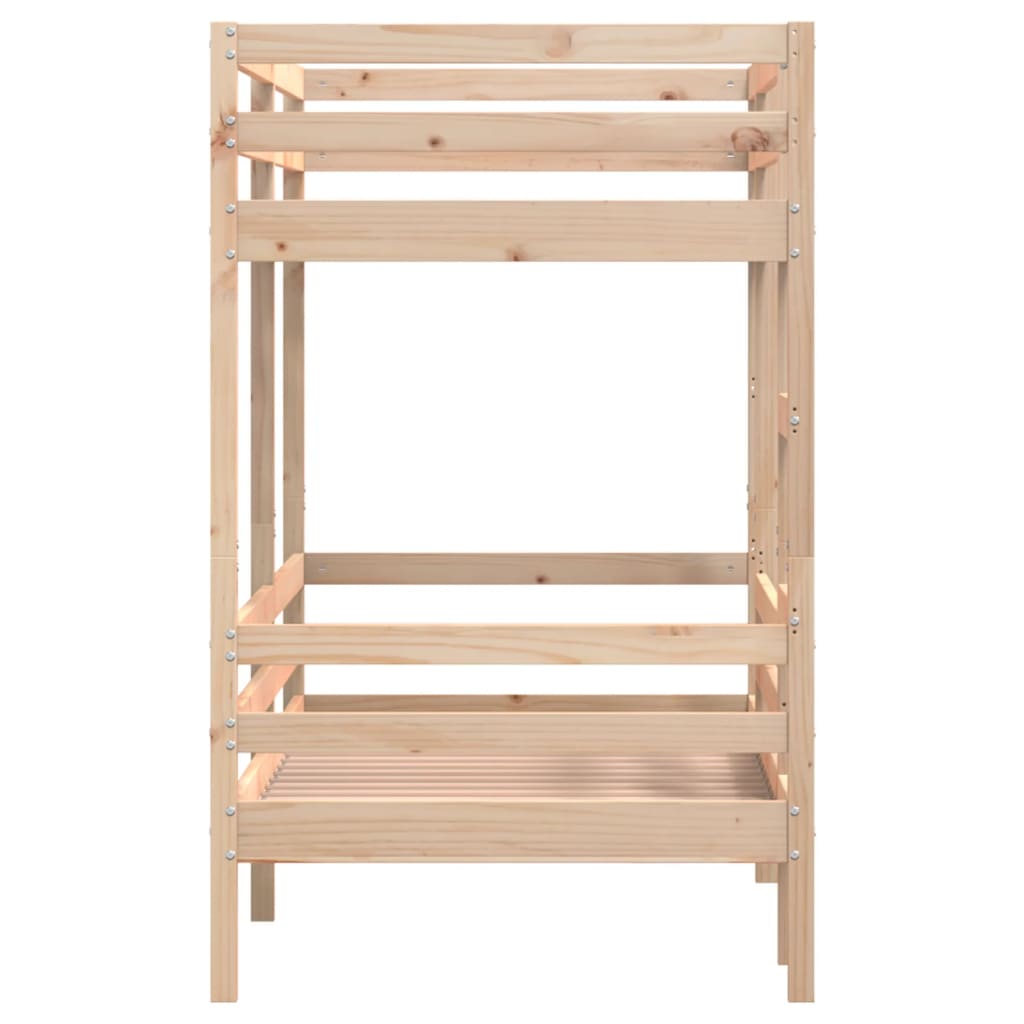 Stapelbed massief grenenhout 75x190 cm
