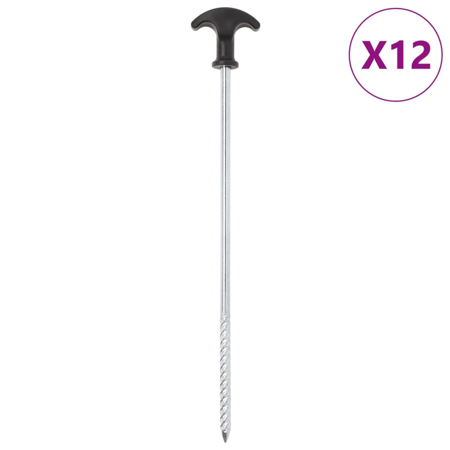 Tentharingen 12 st Ø7 mm 30 cm gegalvaniseerd staal