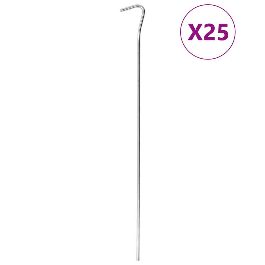 Tentharingen 25 st Ø4 mm 30 cm gegalvaniseerd staal