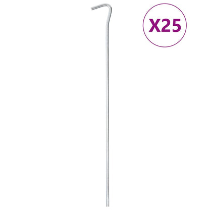 Tentharingen 25 st Ø5 mm 30 cm gegalvaniseerd staal