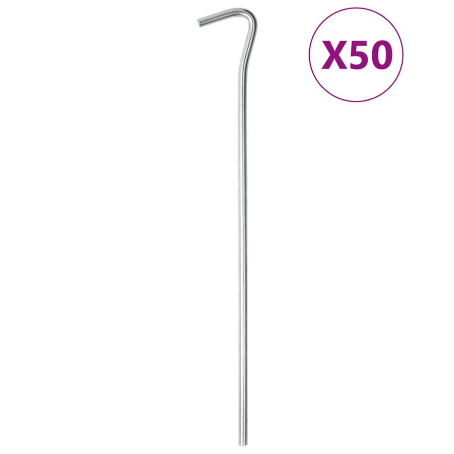 Tentharingen 50 st Ø5 mm 23 cm gegalvaniseerd staal
