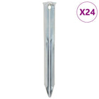 Tent pegs 24 pcs Ø20 mm 17 cm galvanized steel