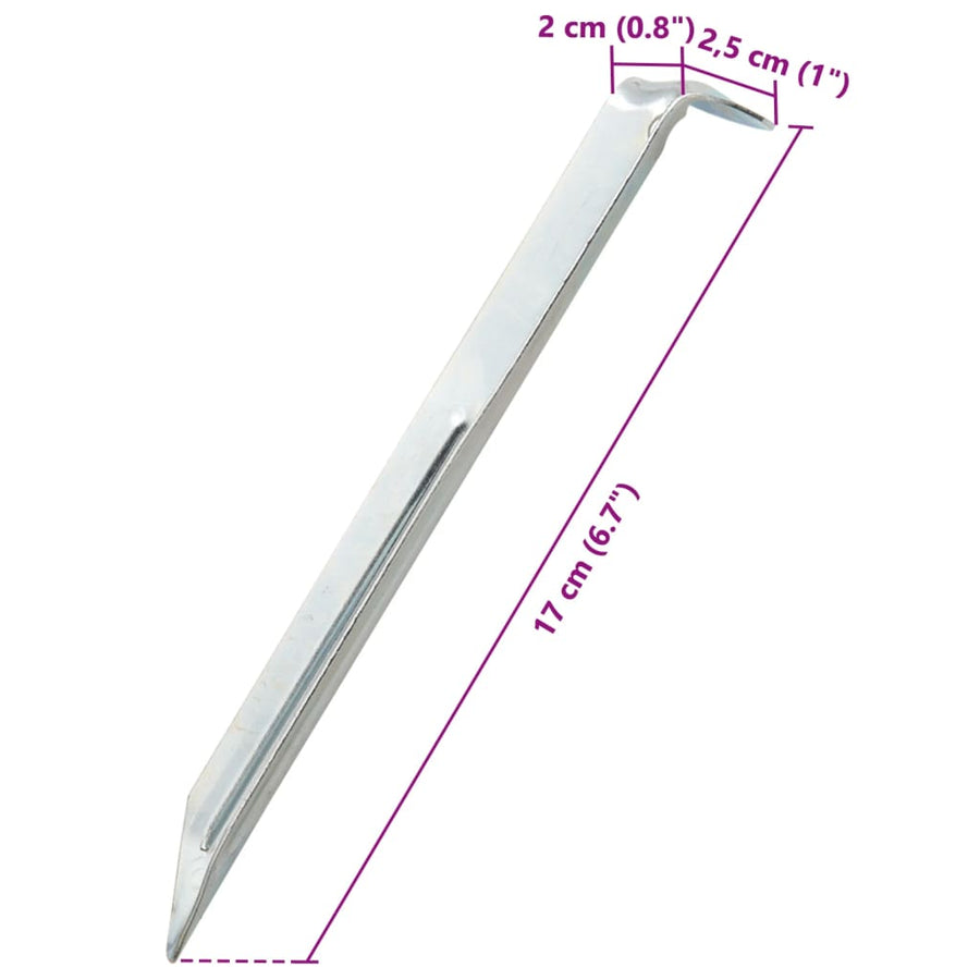 Tentharingen 24 st Ø20 mm 17 cm gegalvaniseerd staal