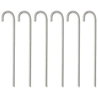 Tent pegs 6 pc Ø10 mm 37 cm galvanized steel