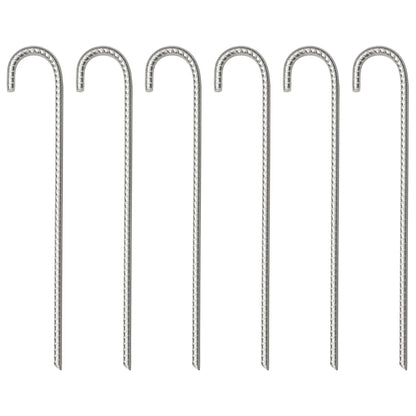 Tentharingen 6 st Ø10 mm 37 cm gegalvaniseerd staal