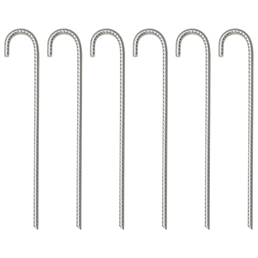 Tentharingen 6 st Ø10 mm 37 cm gegalvaniseerd staal