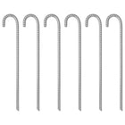 Tent pegs 6 pcs Ø12 mm 41.5 cm galvanized steel