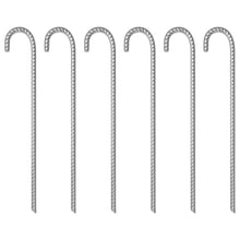 Tentharingen 6 st Ø12 mm 41,5 cm gegalvaniseerd staal
