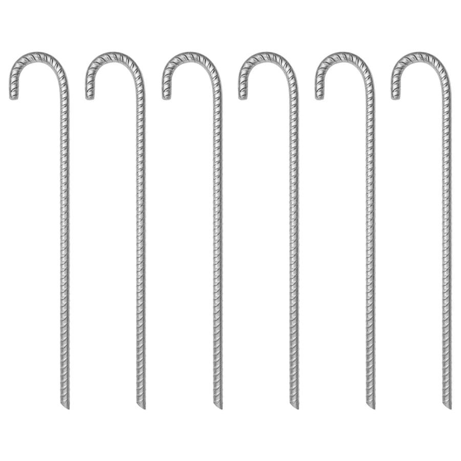 Tentharingen 6 st Ø12 mm 41,5 cm gegalvaniseerd staal