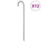 Tentharingen 12 stuks Ø12 mm 41,5 cm gegalvaniseerd staal