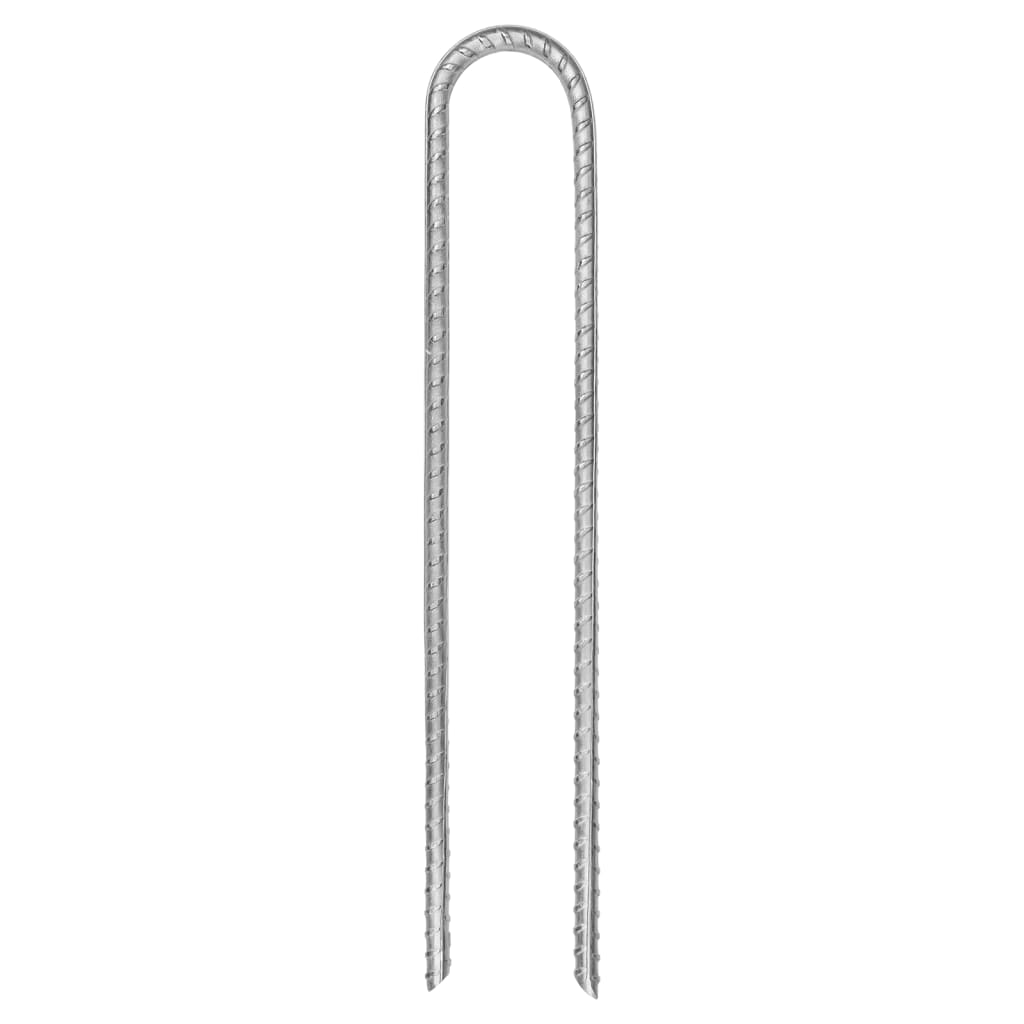 Tentharingen 12 st U-vormig Ø7 mm 30 cm gegalvaniseerd staal