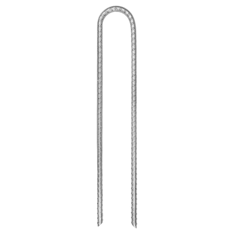 Tentharingen 12 st U-vormig Ø7 mm 30 cm gegalvaniseerd staal