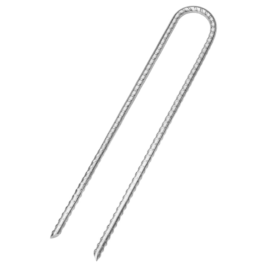 Tentharingen 12 st U-vormig Ø7 mm 30 cm gegalvaniseerd staal