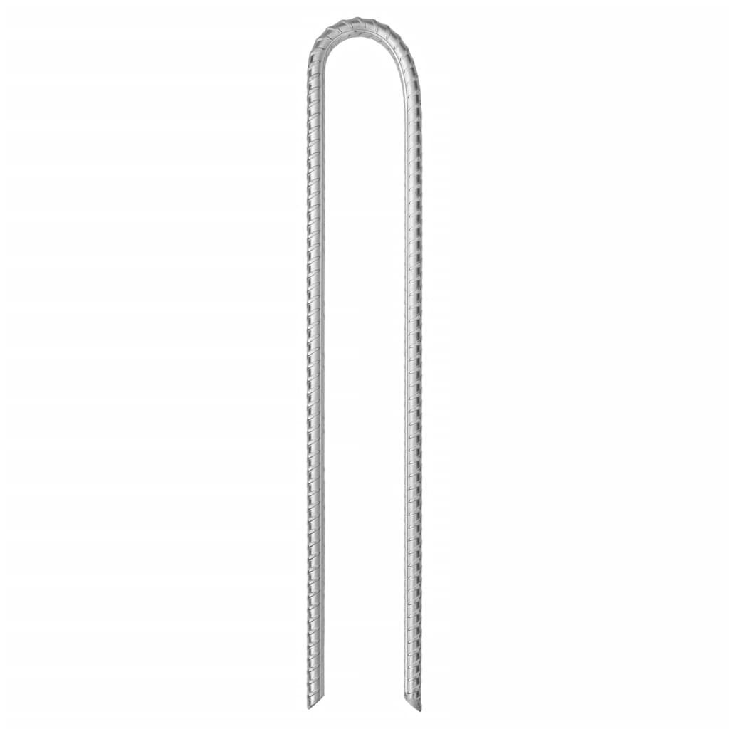 Tentharingen 6 st U-vormig Ø10 mm 37 cm gegalvaniseerd staal