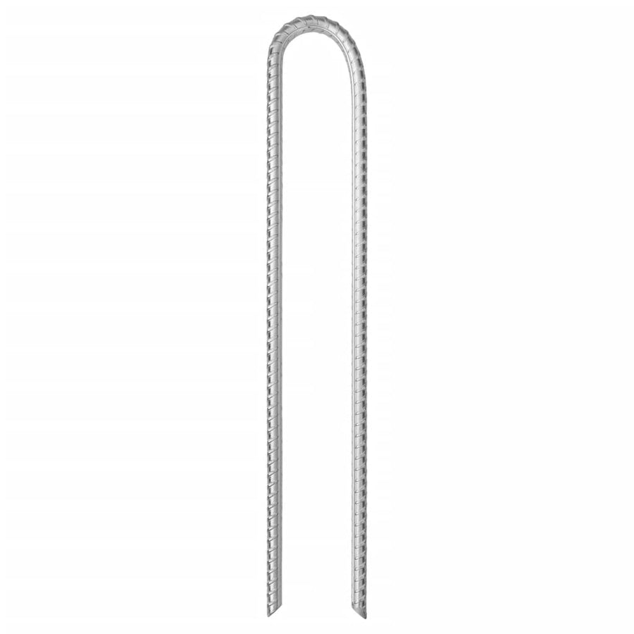 Tentharingen 12 st U-vormig Ø10 mm 37 cm gegalvaniseerd staal
