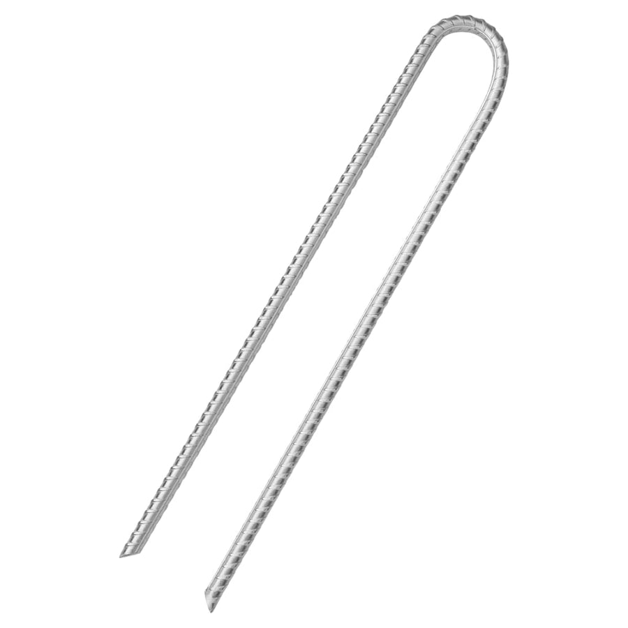 Tentharingen 12 st U-vormig Ø10 mm 37 cm gegalvaniseerd staal