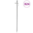 Tent pegs 24 pcs 8 mm 30 cm galvanised steel