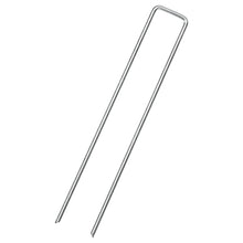 Grondharingen 25 st U-vormig 20x4 cm gegalvaniseerd staal
