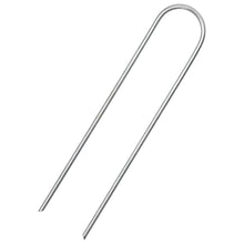 Grondharingen 25 st U-vormig 15x3,5 cm gegalvaniseerd staal