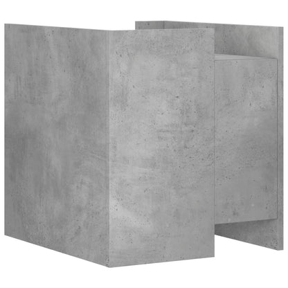 Nachtkastje 45x50x50 cm bewerkt hout betongrijs