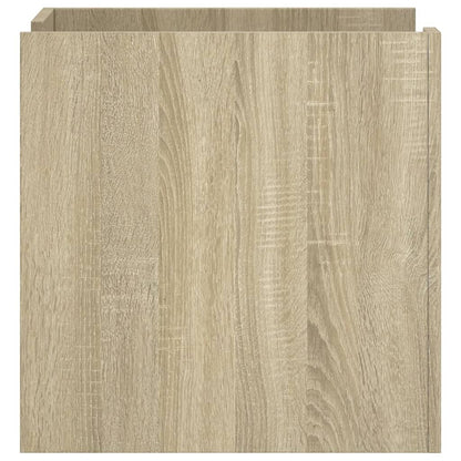 Nachtkastje 45x50x50 cm bewerkt hout sonoma eikenkleurig