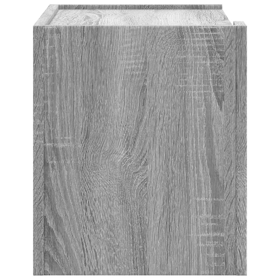 Nachtkastje wandgemonteerd 45x30x35 cm grijs sonoma eikenkleur
