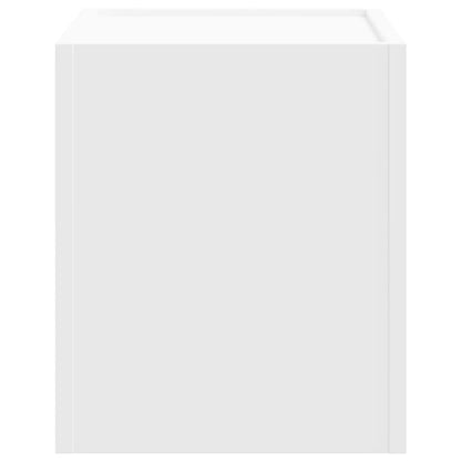 Nachtkastjes 2 st wandgemonteerd 45x30x35 cm wit