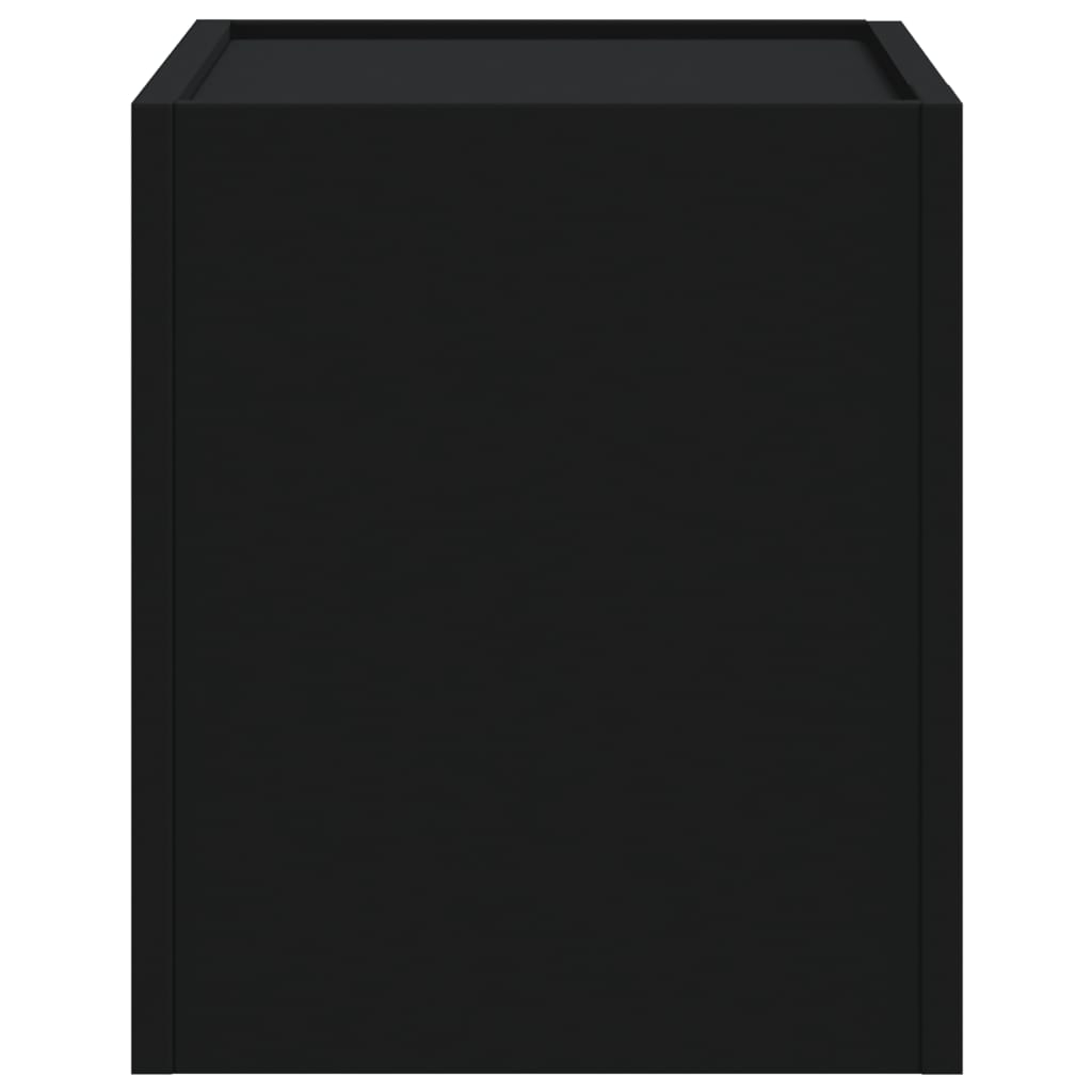 Nachtkastjes wandgemonteerd 2 st 45x30x35 cm zwart