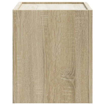 Nachtkastje wandgemonteerd 45x30x35 cm sonoma eikenkleurig