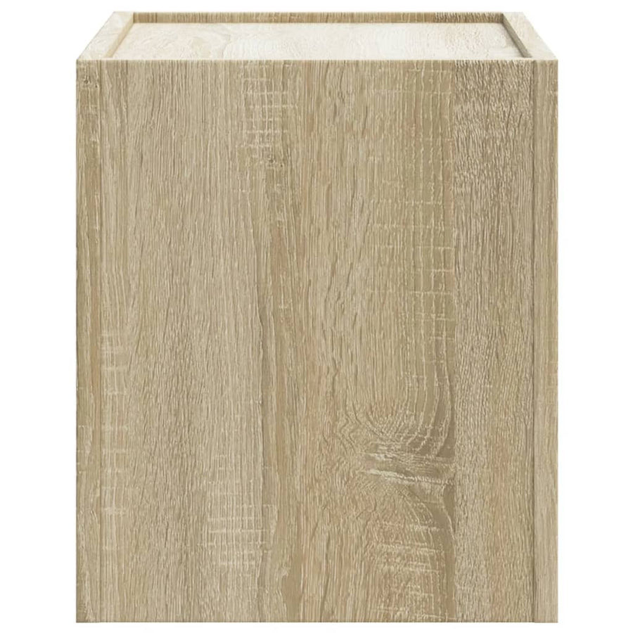 Nachtkastje wandgemonteerd 45x30x35 cm sonoma eikenkleurig