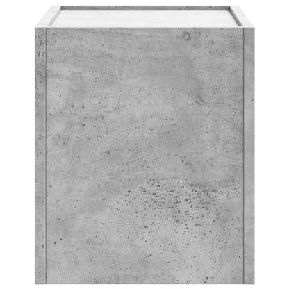 Nachtkastje wandgemonteerd 45x30x35 cm betongrijs