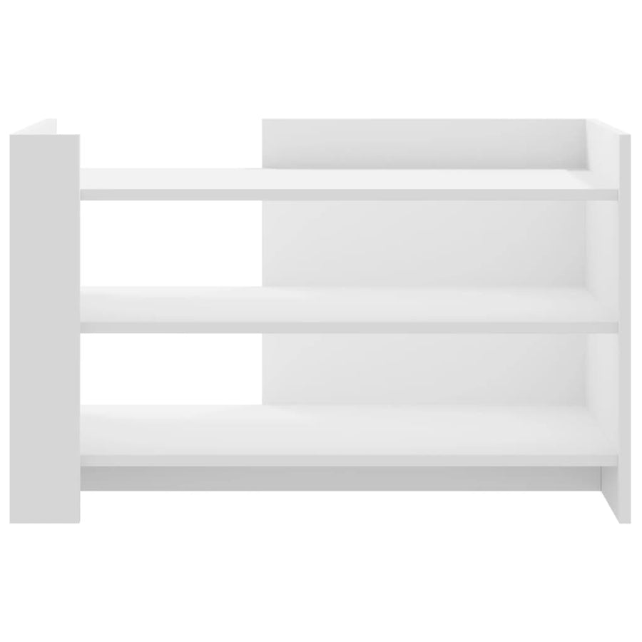 Salontafel 80x50x50 cm bewerkt hout wit
