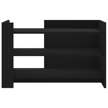 Salontafel 80x50x50 cm bewerkt hout zwart