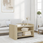 Coffee table 80x50x50 cm engineered wood Sonoma oak-colored