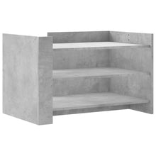 Salontafel 80x50x50 cm bewerkt hout betongrijs