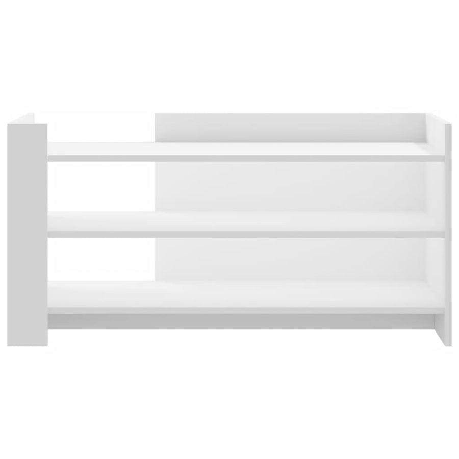 Salontafel 100x50x50 cm bewerkt hout wit