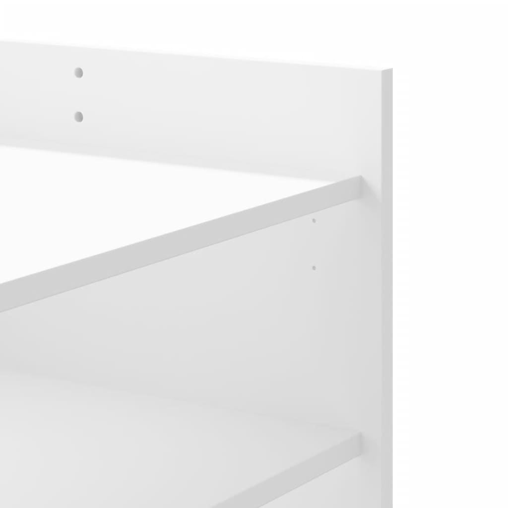 Salontafel 100x50x50 cm bewerkt hout wit