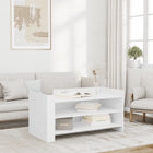Coffee table 100x50x50 cm treated wood white