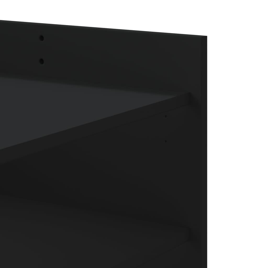 Salontafel 100x50x50 cm bewerkt hout zwart