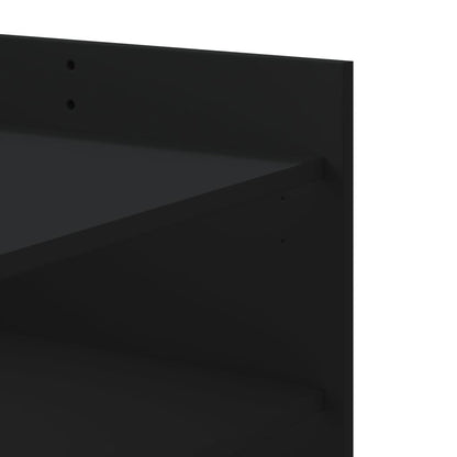 Salontafel 100x50x50 cm bewerkt hout zwart