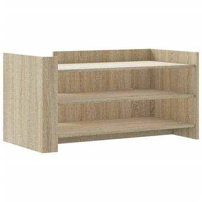 Salontafel 100x50x50 cm bewerkt hout sonoma eikenkleurig