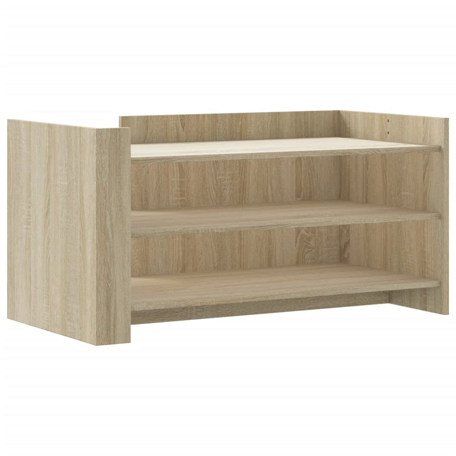 Salontafel 100x50x50 cm bewerkt hout sonoma eikenkleurig